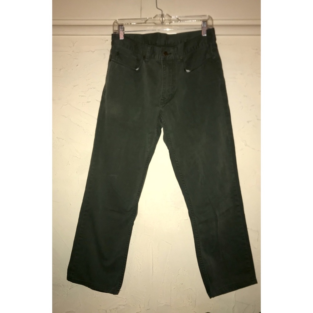 Men’s Polo by Ralph Lauren Forest Green Dungarees, size 30 x 30